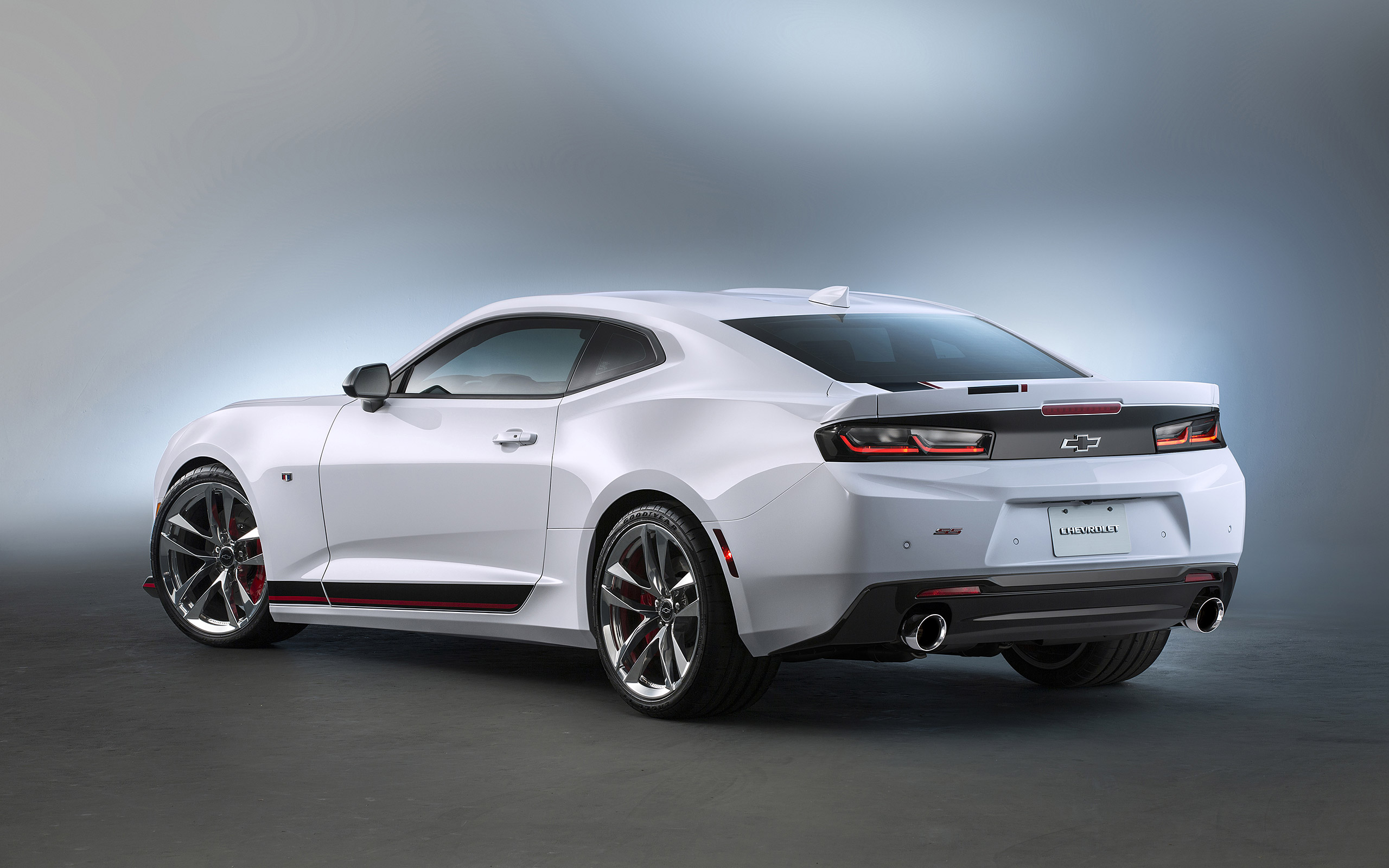 Download White Car Car Coupé Muscle Car Concept Car Chevrolet Camaro