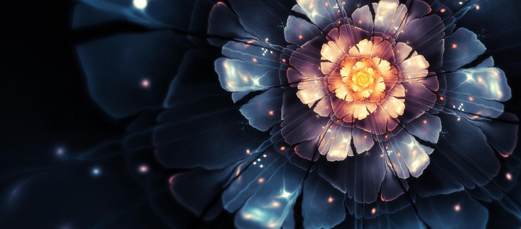 Computer-generierte Bilder - Blumen  Hintergrundbild