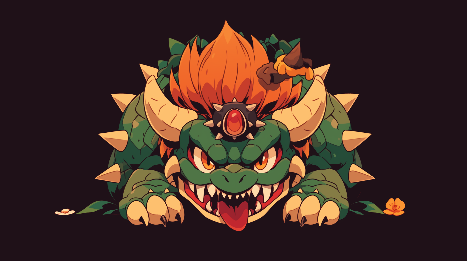 Bowser HD Wallpaper Iconic Gaming Villain Background By Robokoboto