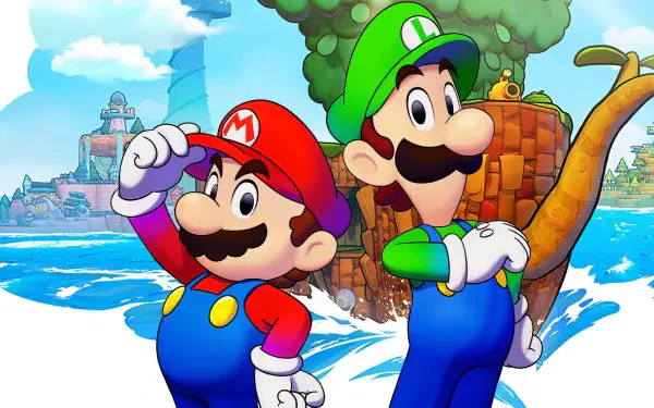 HD Wallpaper Mario Luigi Brothership Adventure