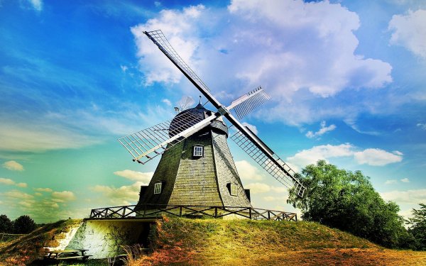 Man Made - windmill Wallpapers and Backgrounds