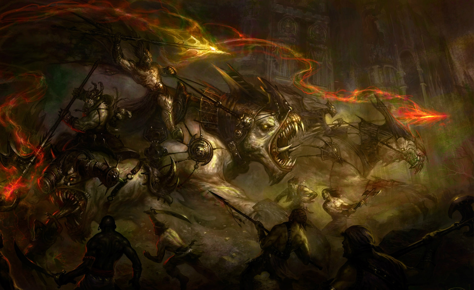 The Art of War - HD Fantasy Battle Scene Wallpapers | Fantasy Inspiration
