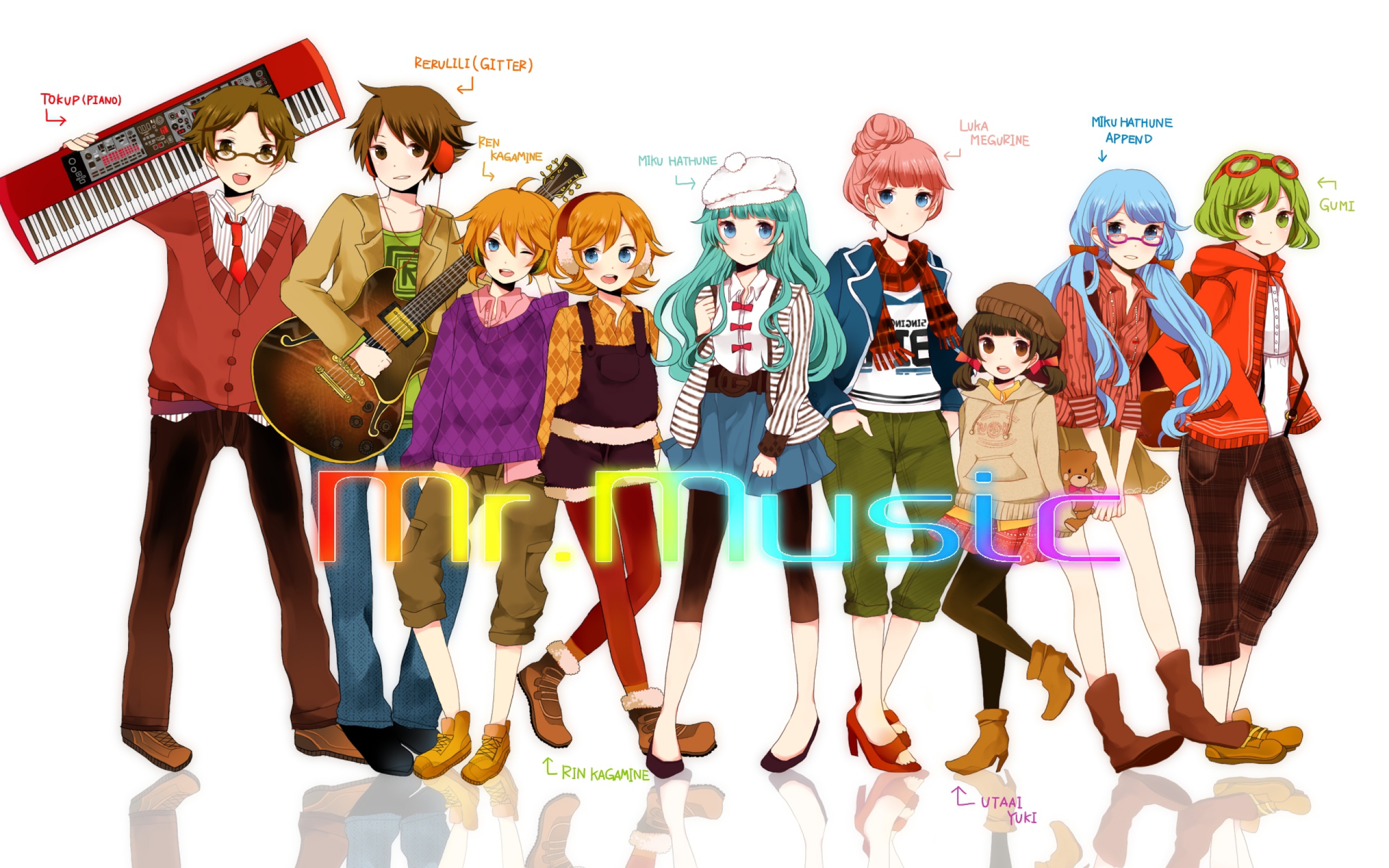 Anime - Vocaloid  - Anime Girl - Anime Girls - Girl - Girls - Anime - Musica Papel de Parede