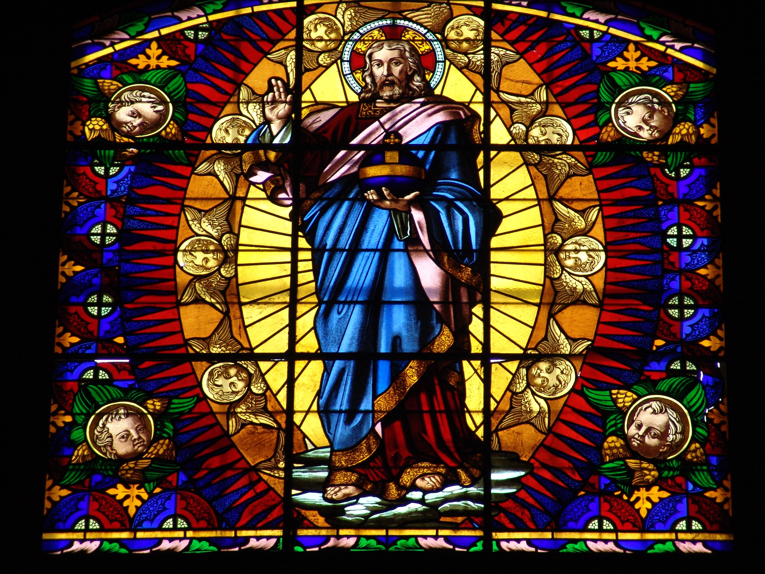 Church Stained Glass Wallpaper
