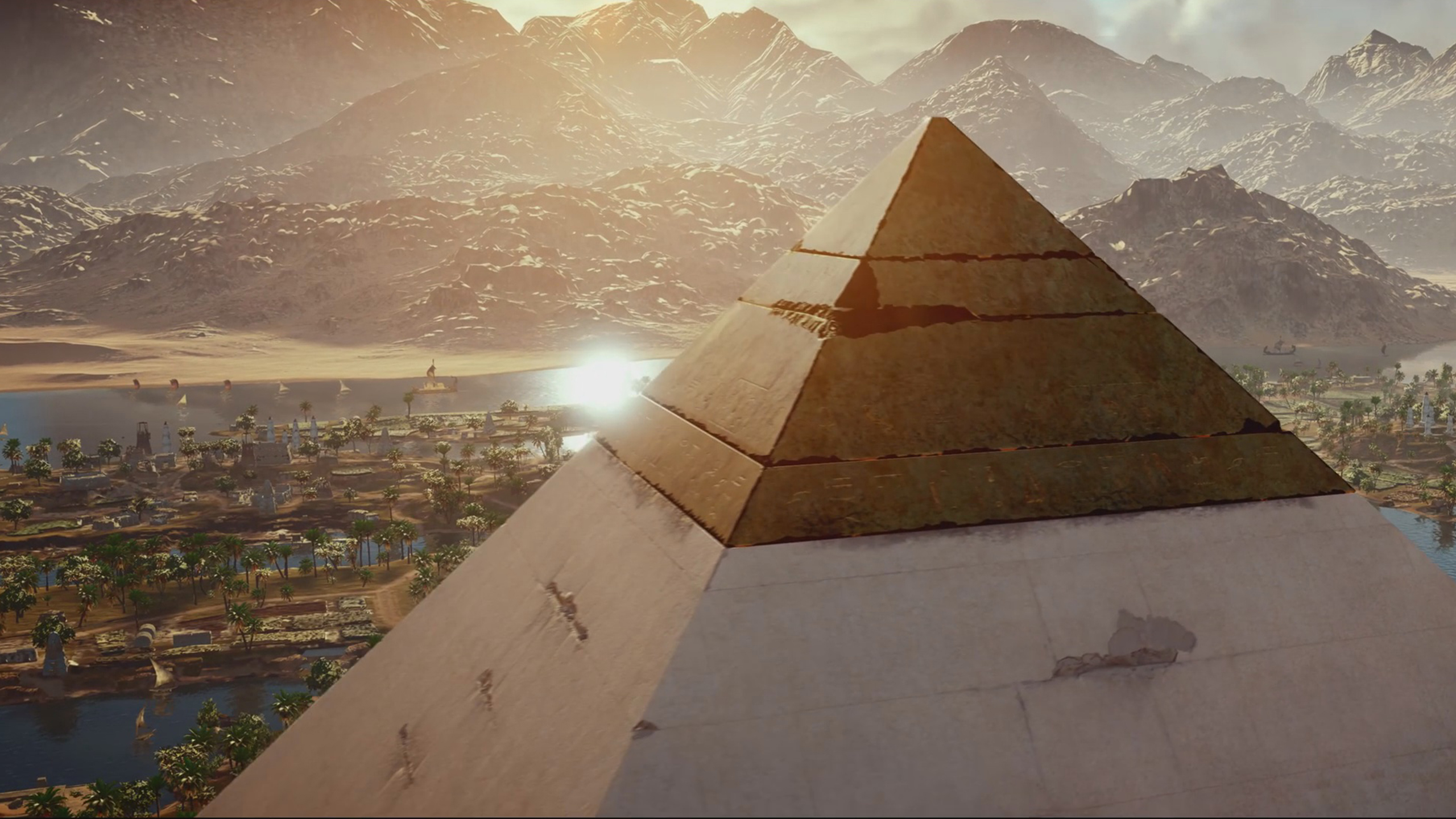 The pyramids penetration recorded