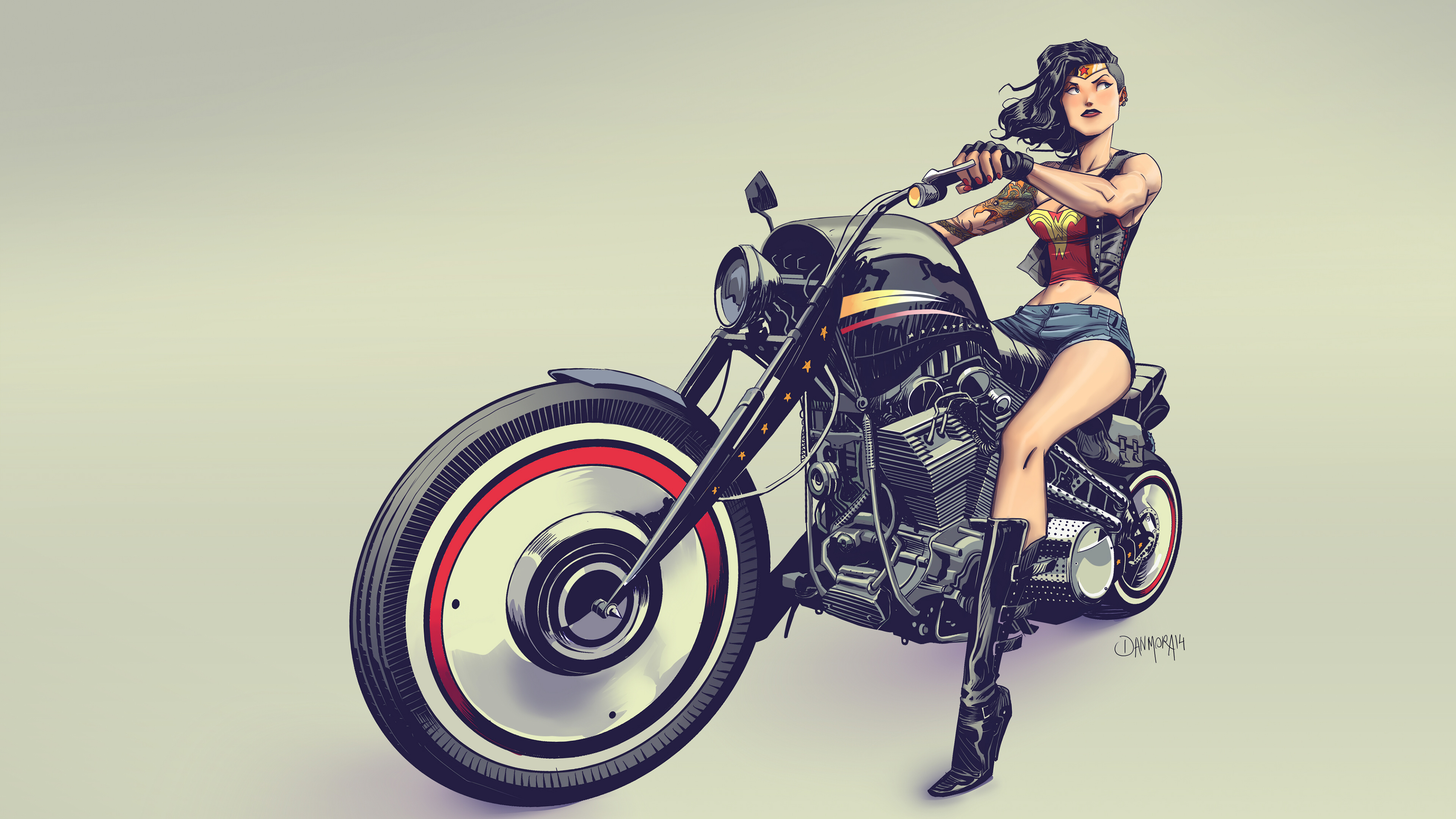 Wonder Woman 4k Ultra HD Wallpaper by Daniel Mora
