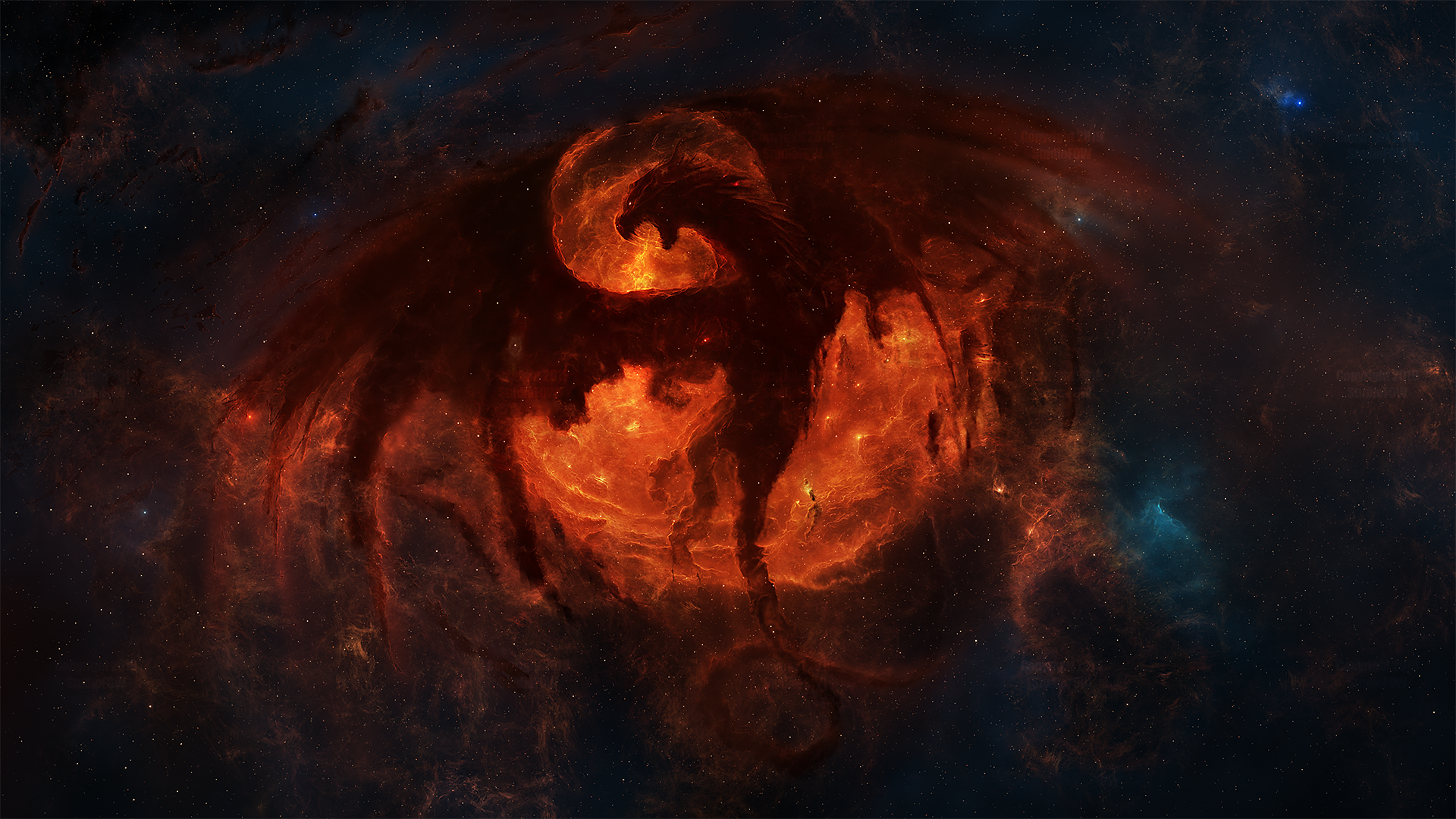 Dragon Nebula by Tim Barton