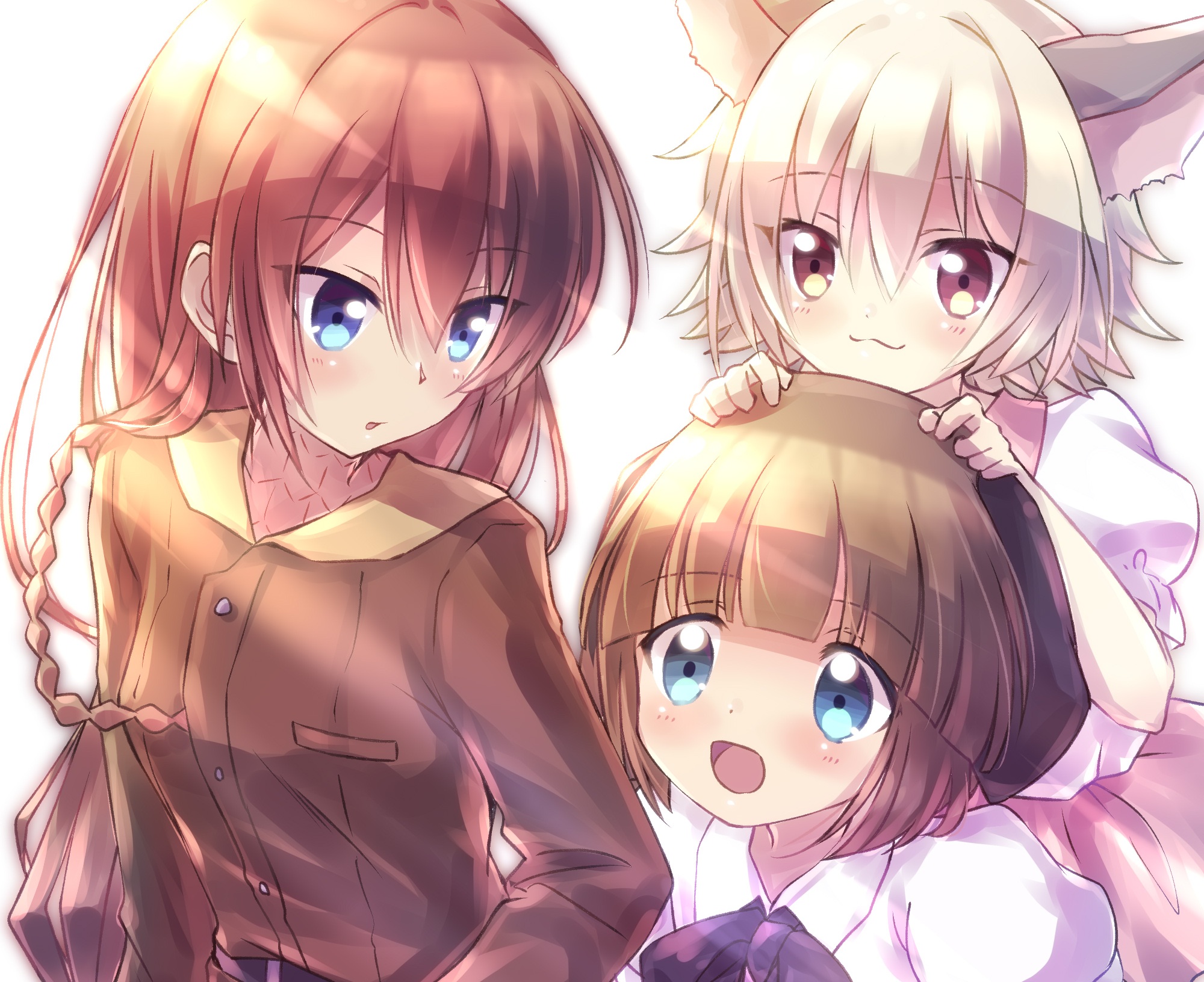 Download Liza (Death March Kara Hajimaru Isekai Kyousoukyoku) Pochi (Death  March Kara Hajimaru Isekai Kyousoukyoku) Tama (Death March Kara Hajimaru  Isekai Kyousoukyoku) Anime Death March To The Parallel World Rhapsody HD  Wallpaper