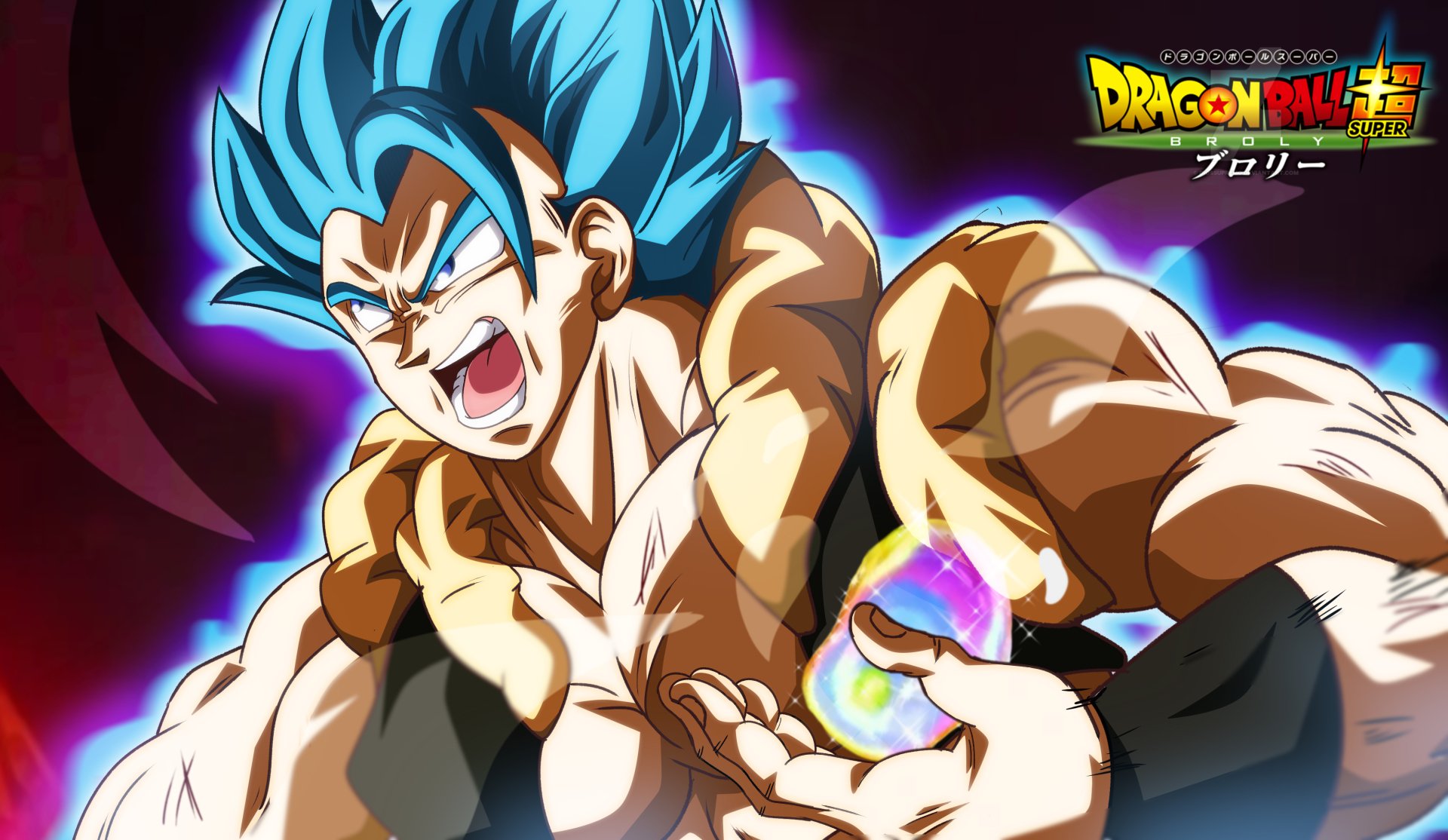 Download Super Saiyan Blue Gogeta (Dragon Ball) Anime Dragon Ball Super: Broly HD Wallpaper by AlejandroDBS