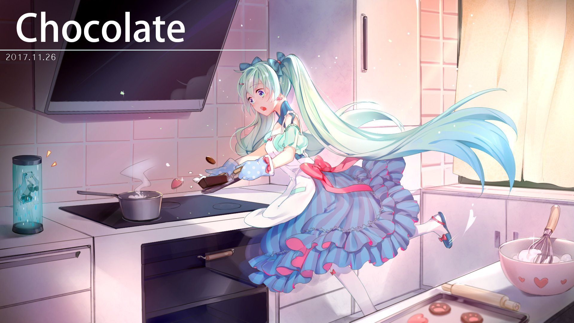 Download Hatsune Miku Anime Vocaloid HD Wallpaper by 言葉