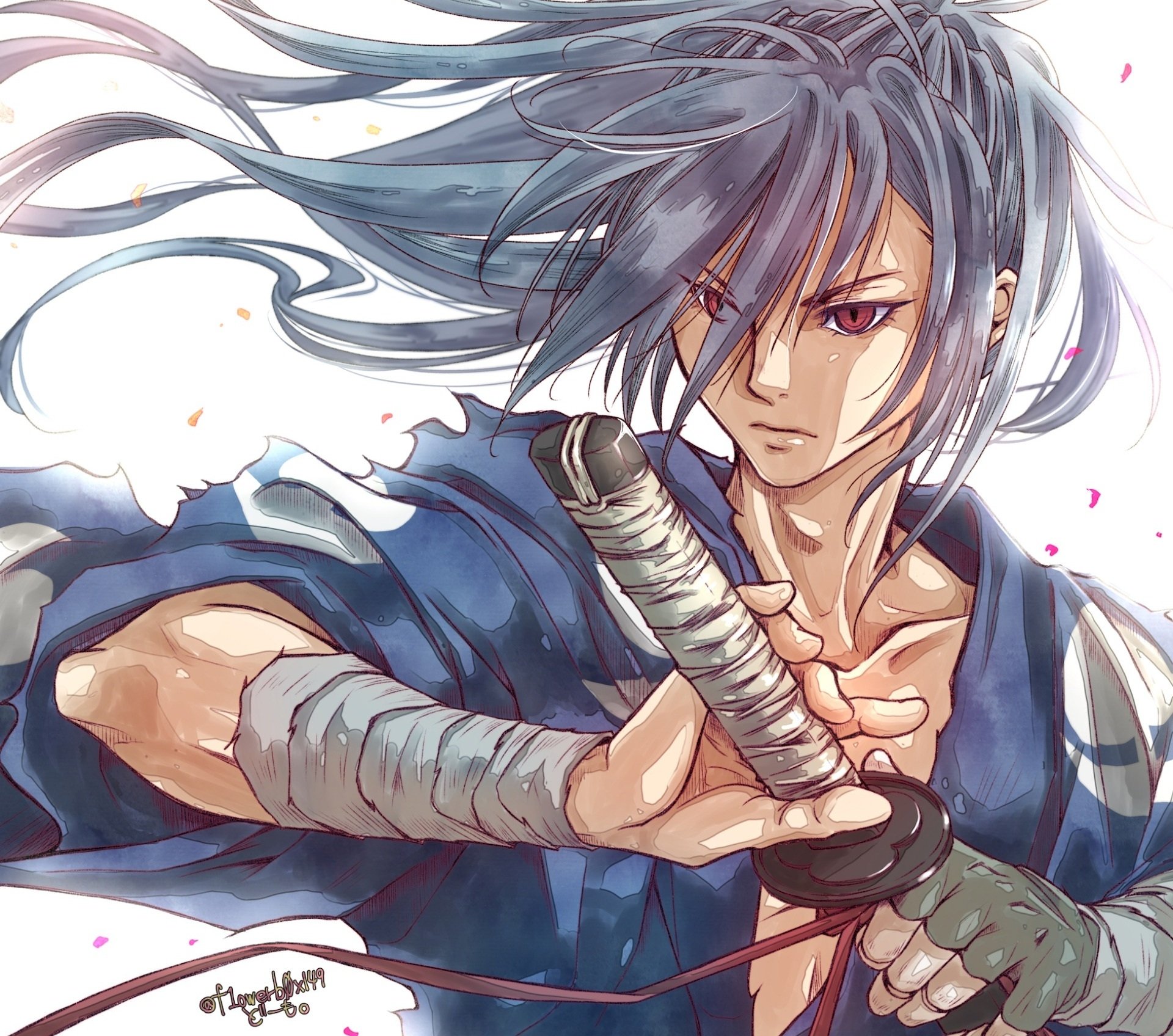 Hyakkimaru in Action - Dororo HD Wallpaper by どーも