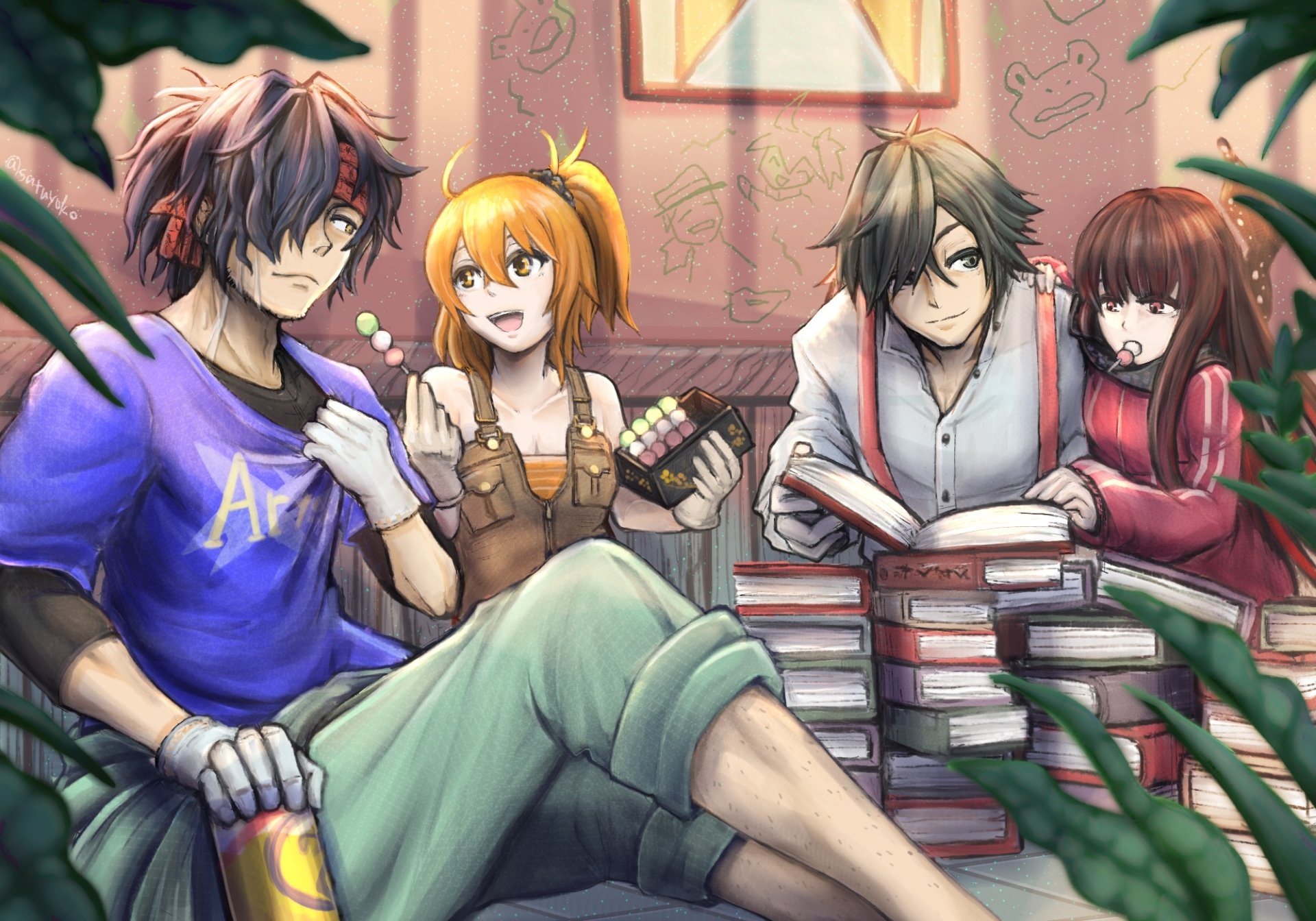 Download Rider (Fate/KOHA-ACE) Oryou (Fate/KOHA-ACE) Ritsuka Fujimaru Assassin (Fate/KOHA-ACE) Anime Fate/Grand Order HD Wallpaper by さつよこ