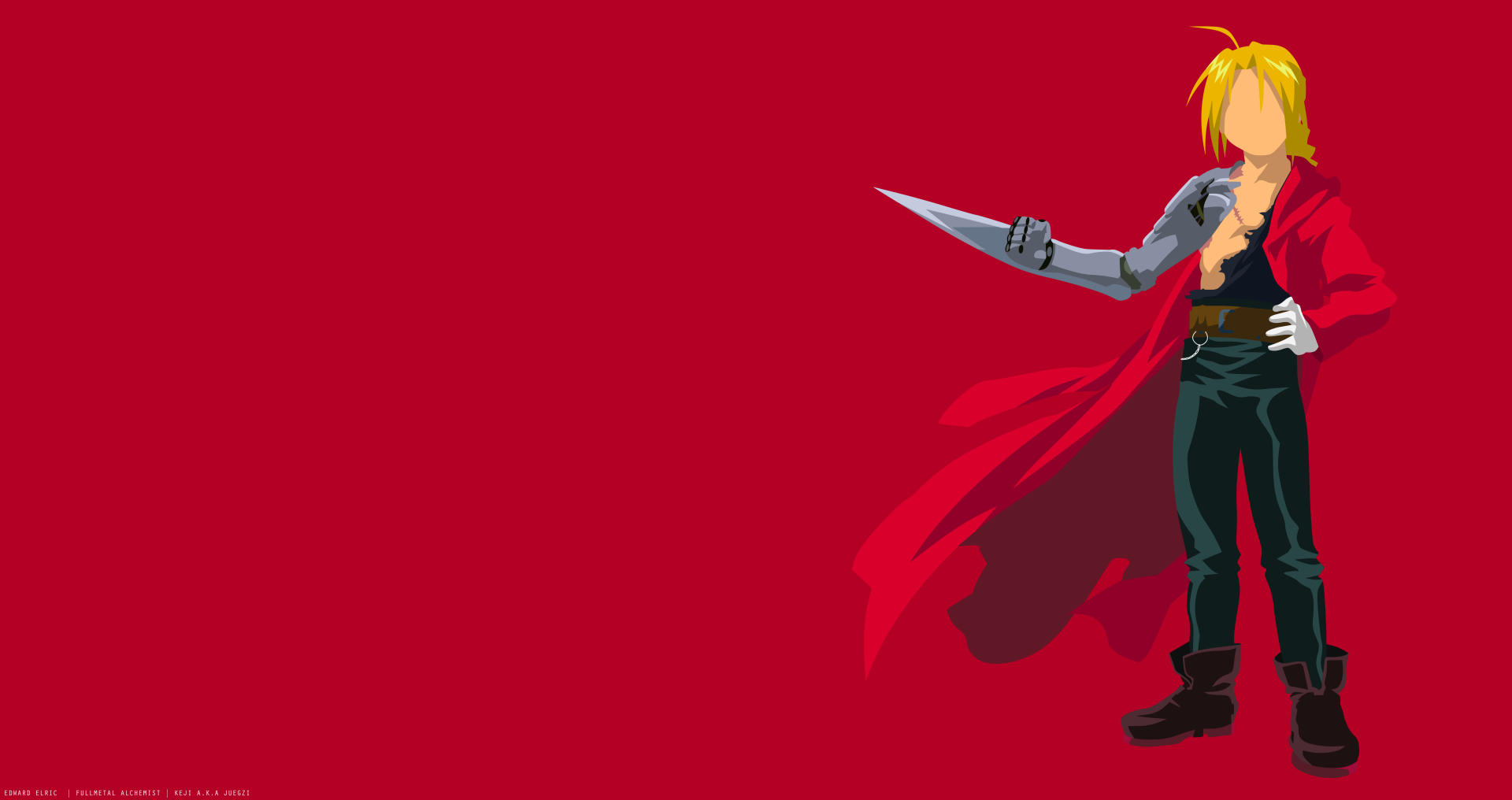 Download Minimalist Fullmetal Alchemist: Brotherhood Edward Elric Anime Fullmetal Alchemist Minimalist Anime 8k Ultra HD Wallpaper by KEJI
