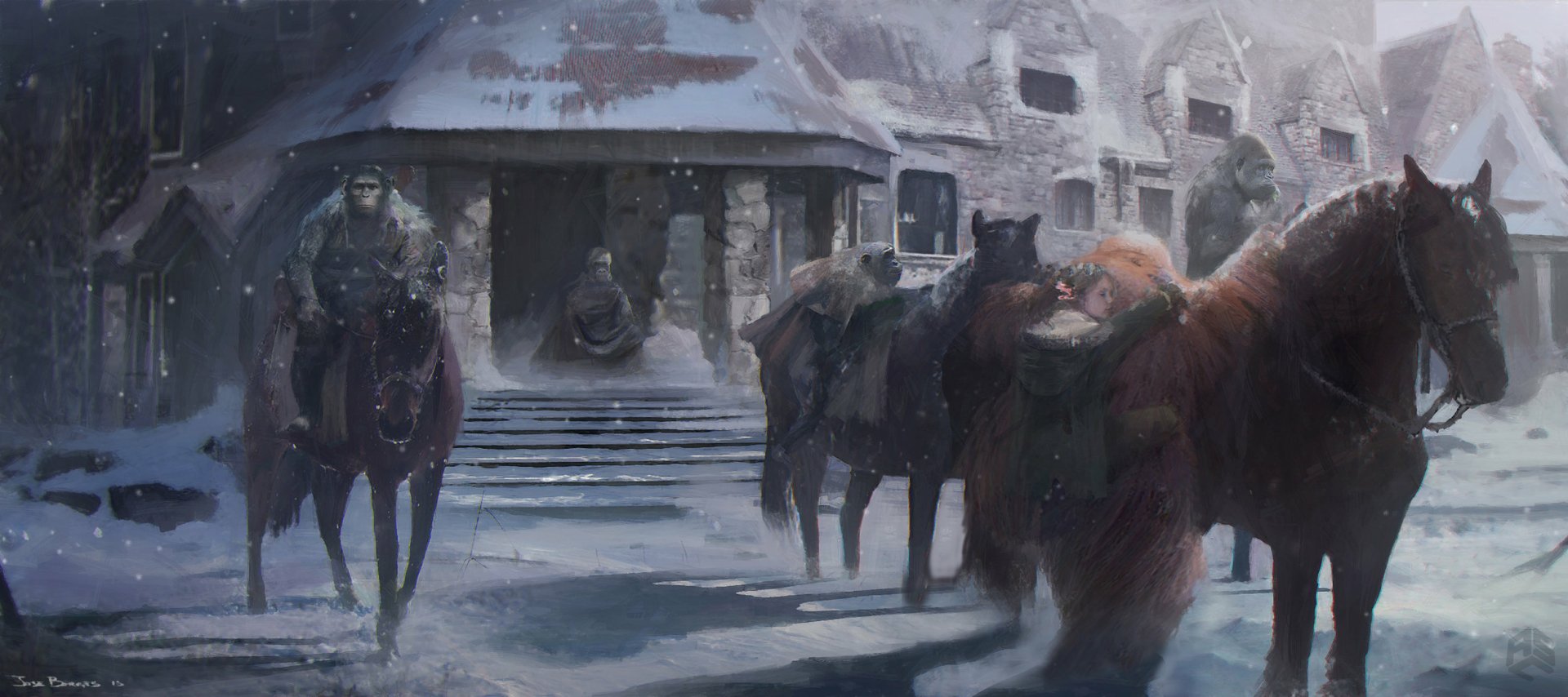 Download Movie War For The Planet Of The Apes HD Wallpaper by Aaron Sims Creative