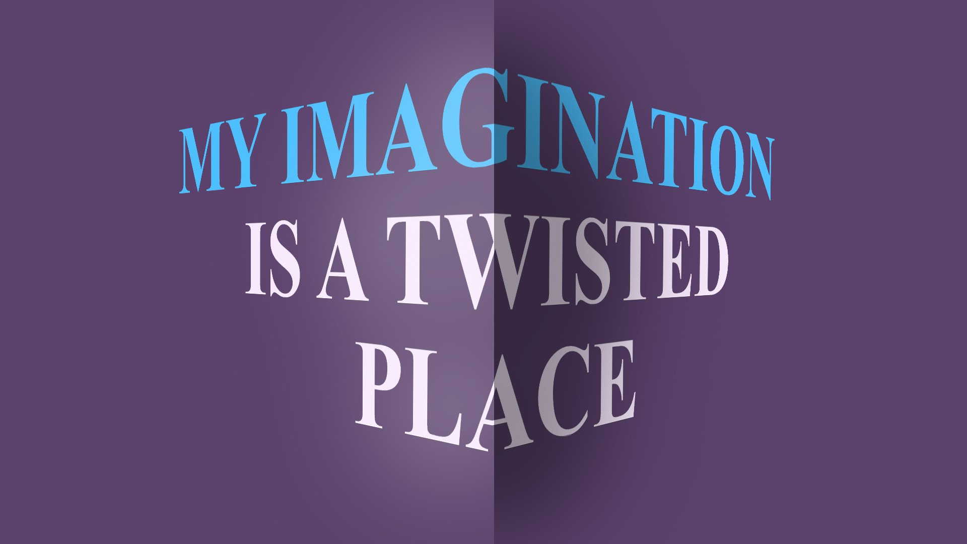 Download Artistic Typography HD Wallpaper by Imitation