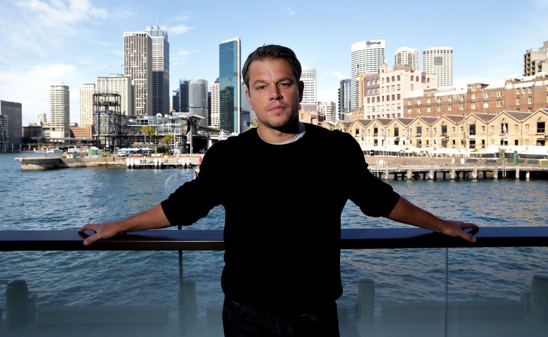 Download American Actor Celebrity Matt Damon HD Wallpaper
