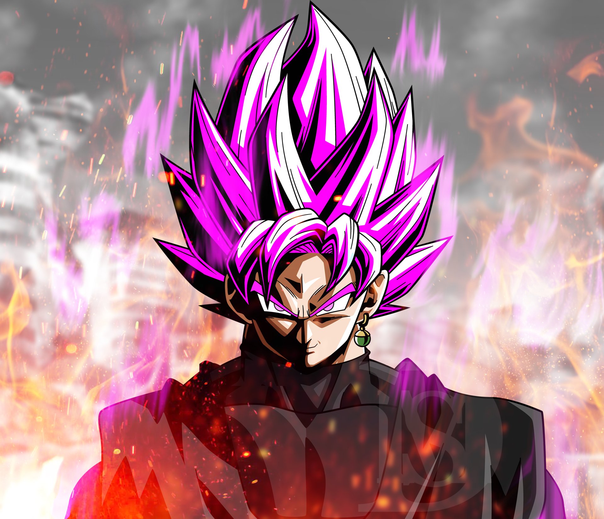 Download Super Saiyan Rosé Black Goku Anime Dragon Ball Super Hd Wallpaper By David Steinbach 2806