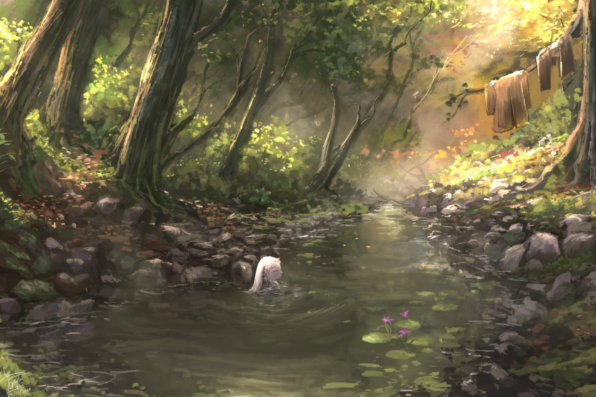 Download Fantasy Landscape Fantasy Landscape HD Wallpaper by Tommy Chandra