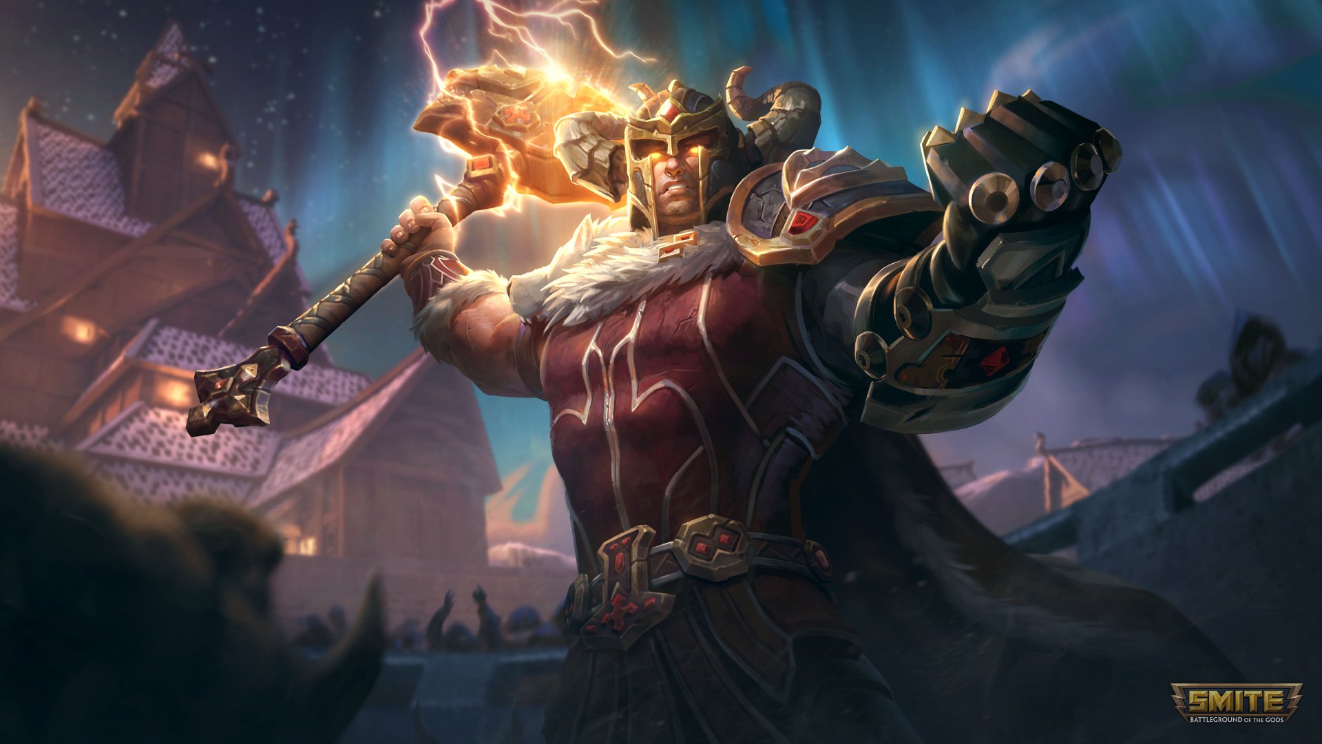Download Thor (Smite) Video Game Smite 4k Ultra HD Wallpaper