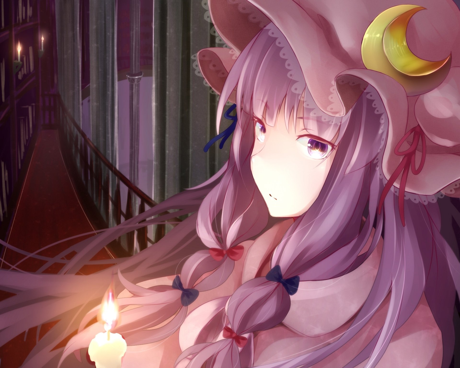 Download Patchouli Knowledge Anime Touhou HD Wallpaper by トム姉さん