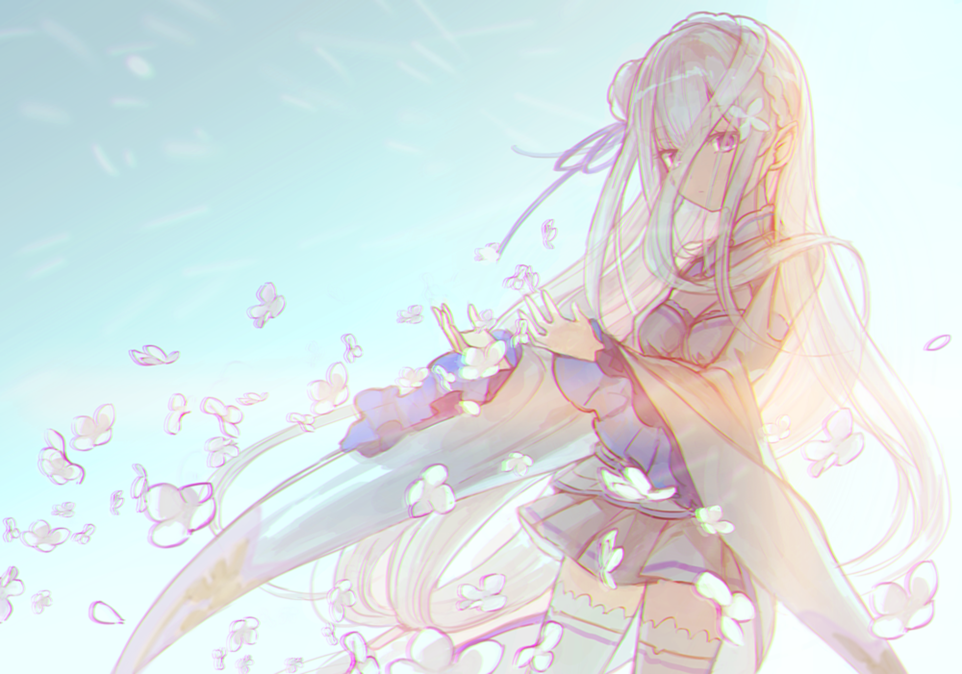 Download Emilia (Re:ZERO) Anime Re:Zero - Starting Life In Another World HD Wallpaper