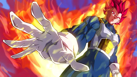  Vegeta SSJ God by バァサク