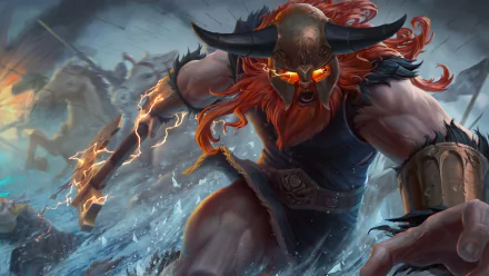 viking Olaf (League Of Legends) video game League Of Legends HD Desktop Wallpaper | Background Image