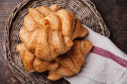 viennoiserie food croissant HD Desktop Wallpaper | Background Image