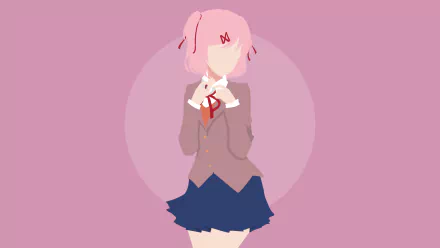 Natsuki (Doki Doki Literature Club!) video game Doki Doki Literature Club! HD Desktop Wallpaper | Background Image