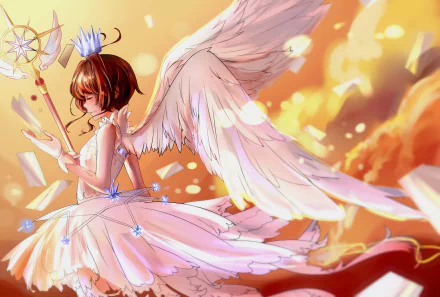 Sakura Kinomoto Anime Cardcaptor Sakura HD Desktop Wallpaper | Background Image