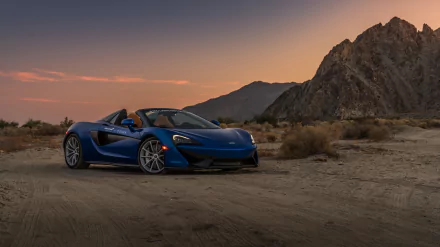 supercar car McLaren McLaren 570S vehicle McLaren 570S Spider HD Desktop Wallpaper | Background Image
