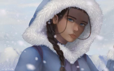 Katara (Avatar) Anime Avatar: The Last Airbender HD Desktop Wallpaper | Background Image