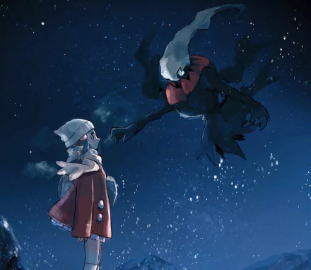 Darkrai (Pokémon) Dawn (Pokémon) video game Pokémon: Diamond and Pearl HD Desktop Wallpaper | Background Image