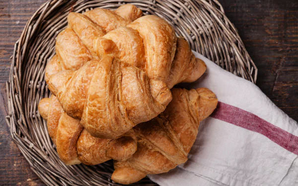 viennoiserie food croissant HD Desktop Wallpaper | Background Image