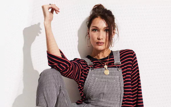 dungaree Celebrity Bella Hadid HD Desktop Wallpaper | Background Image