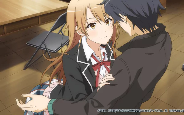 Iroha Isshiki Hachiman Hikigaya Anime My Teen Romantic Comedy SNAFU HD Desktop Wallpaper | Background Image