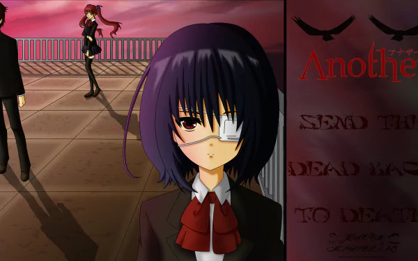 Izumi Akazawa Mei Misaki Kouichi Sakakibara Anime Another HD Desktop Wallpaper | Background Image