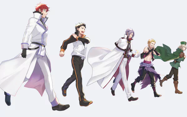 Otto Suwen Garfiel Tinsel Julius Juukulius Subaru Natsuki Reinhard van Astrea Anime Re:Zero - Starting Life in Another World HD Desktop Wallpaper | Background Image
