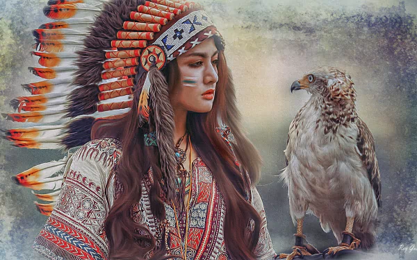 woman native american HD Desktop Wallpaper | Background Image