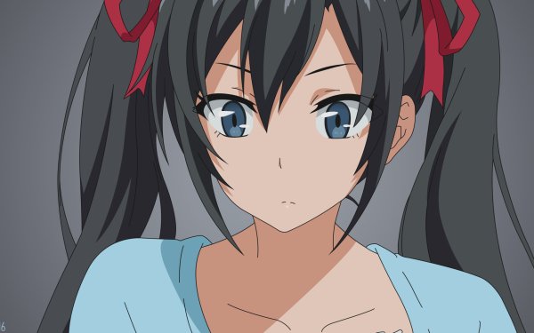 Anime My Teen Romantic Comedy SNAFU Yukino Yukinoshita Yahari Ore no Seishun Love Comedy wa Machigatteiru Black Hair Long Hair Blue Eyes Twintails HD Wallpaper | Background Image