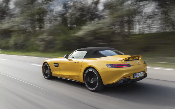 supercar yellow car car Mercedes-AMG Mercedes-AMG GT vehicle Mercedes-AMG GT S HD Desktop Wallpaper | Background Image