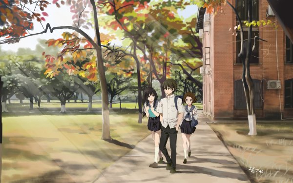 Anime Hyouka Eru Chitanda Hōtarō Oreki Mayaka Ibara HD Wallpaper | Background Image