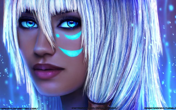 Movie Atlantis: The Lost Empire Blue Eyes White Hair Long Hair Kida HD Wallpaper | Background Image
