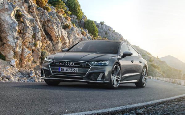 silver car car Audi vehicle Audi S7 HD Desktop Wallpaper | Background Image