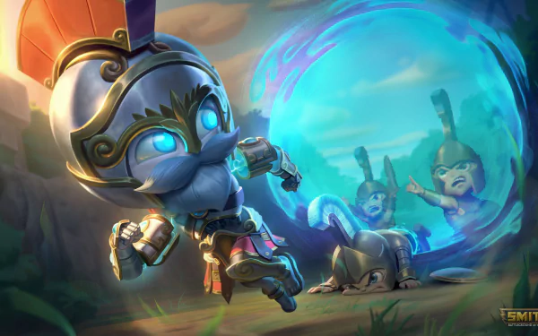 chibi Janus (Smite) video game Smite HD Desktop Wallpaper | Background Image