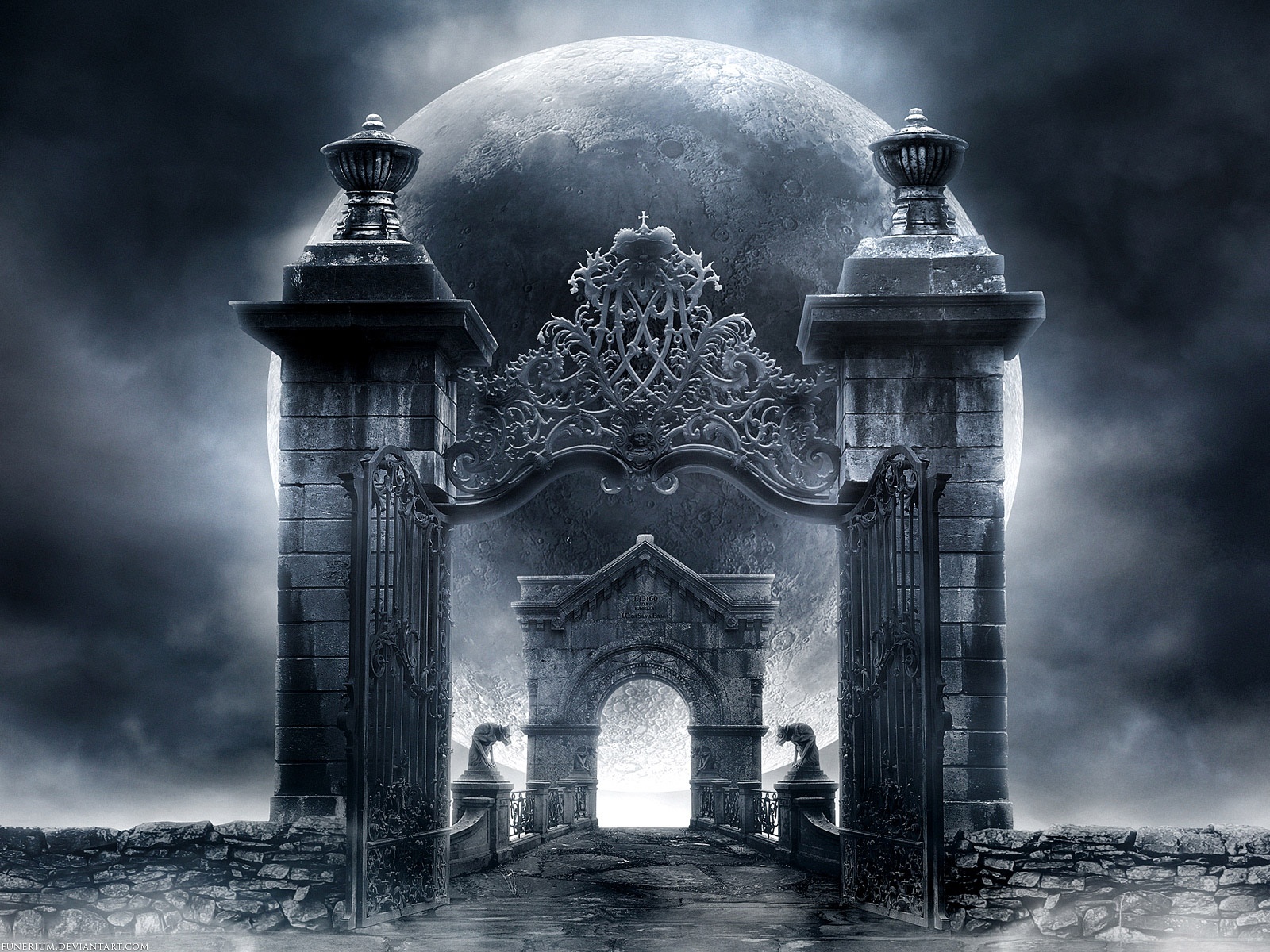 gothic gate Wallpaper and Background Image | 1600x1200 | ID:101473
