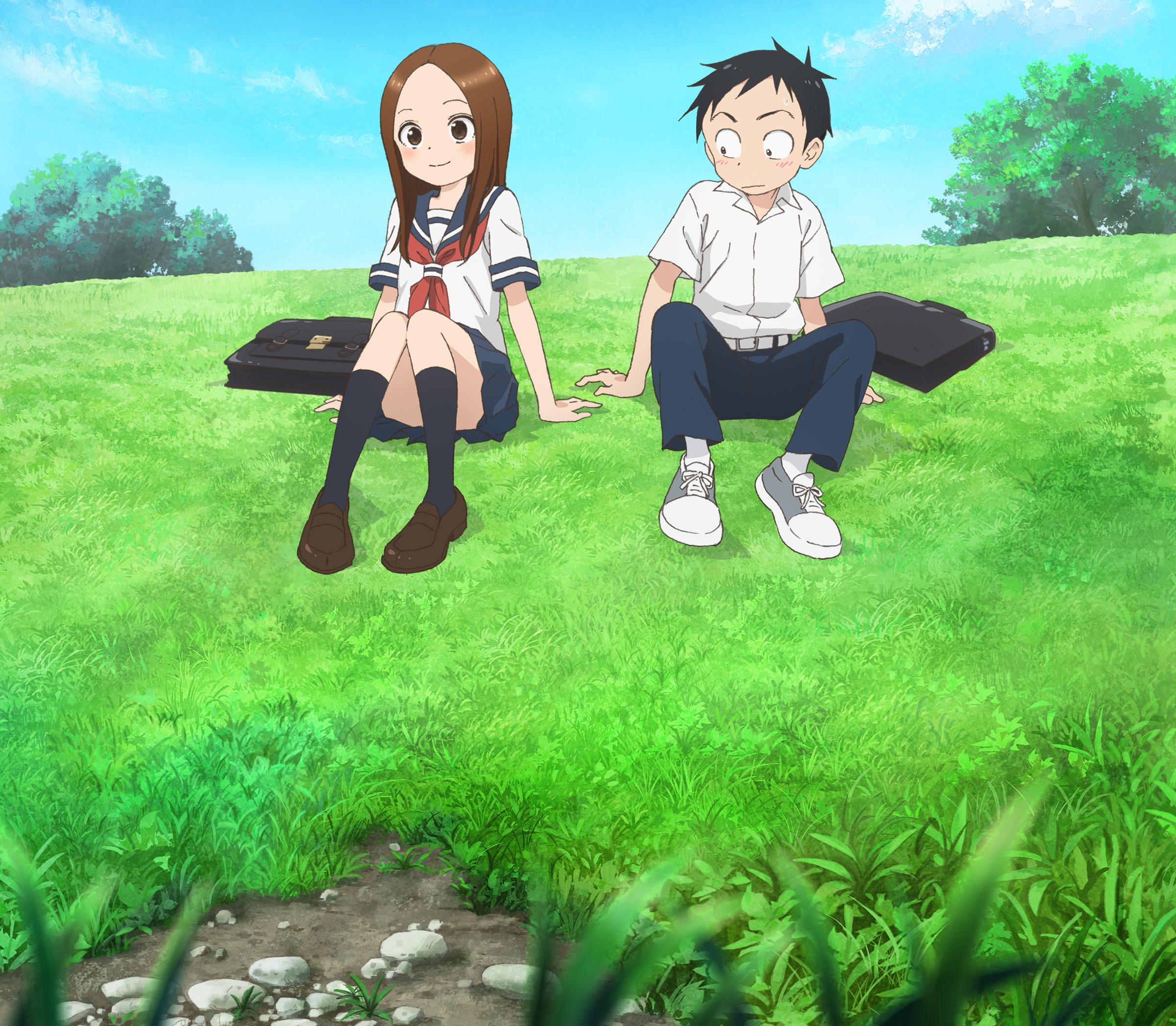Anime Karakai Jouzu no Takagi-san HD Wallpaper | Background Image