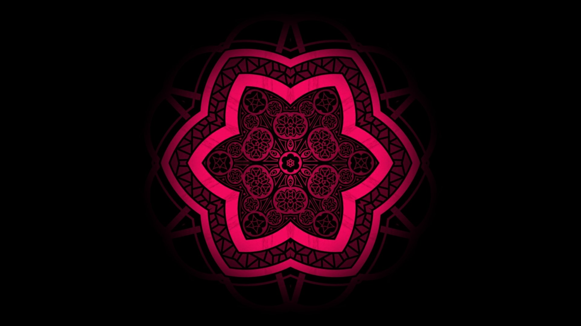 Beautiful Pink hexagon Pattern by MaxNesta1997