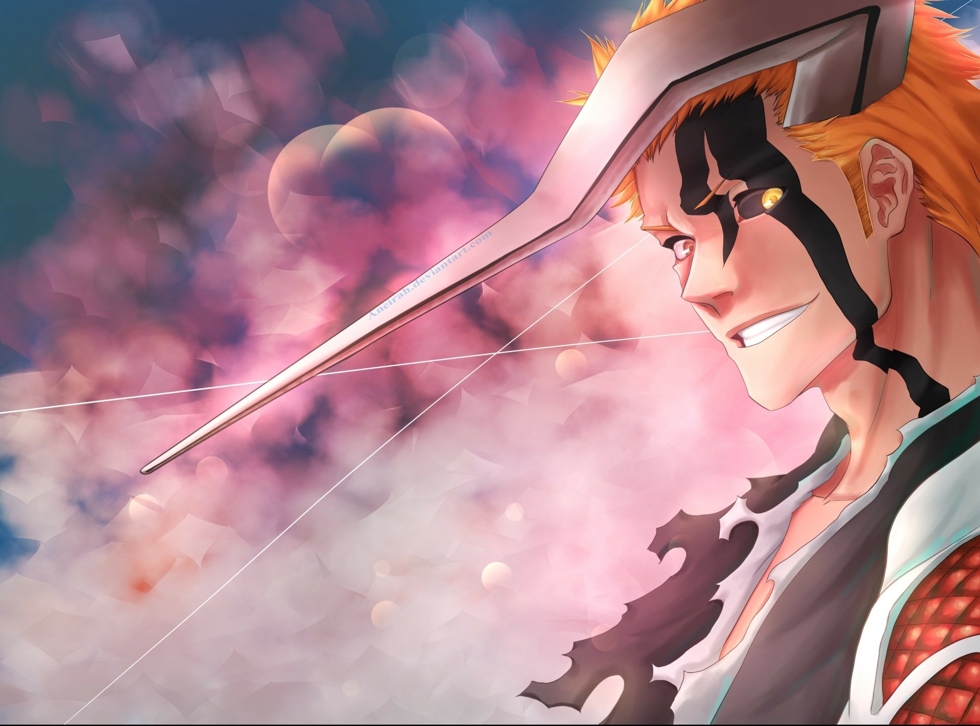 Download Hollow Ichigo Hollow (Bleach) Ichigo Kurosaki Anime Bleach HD Wallpaper