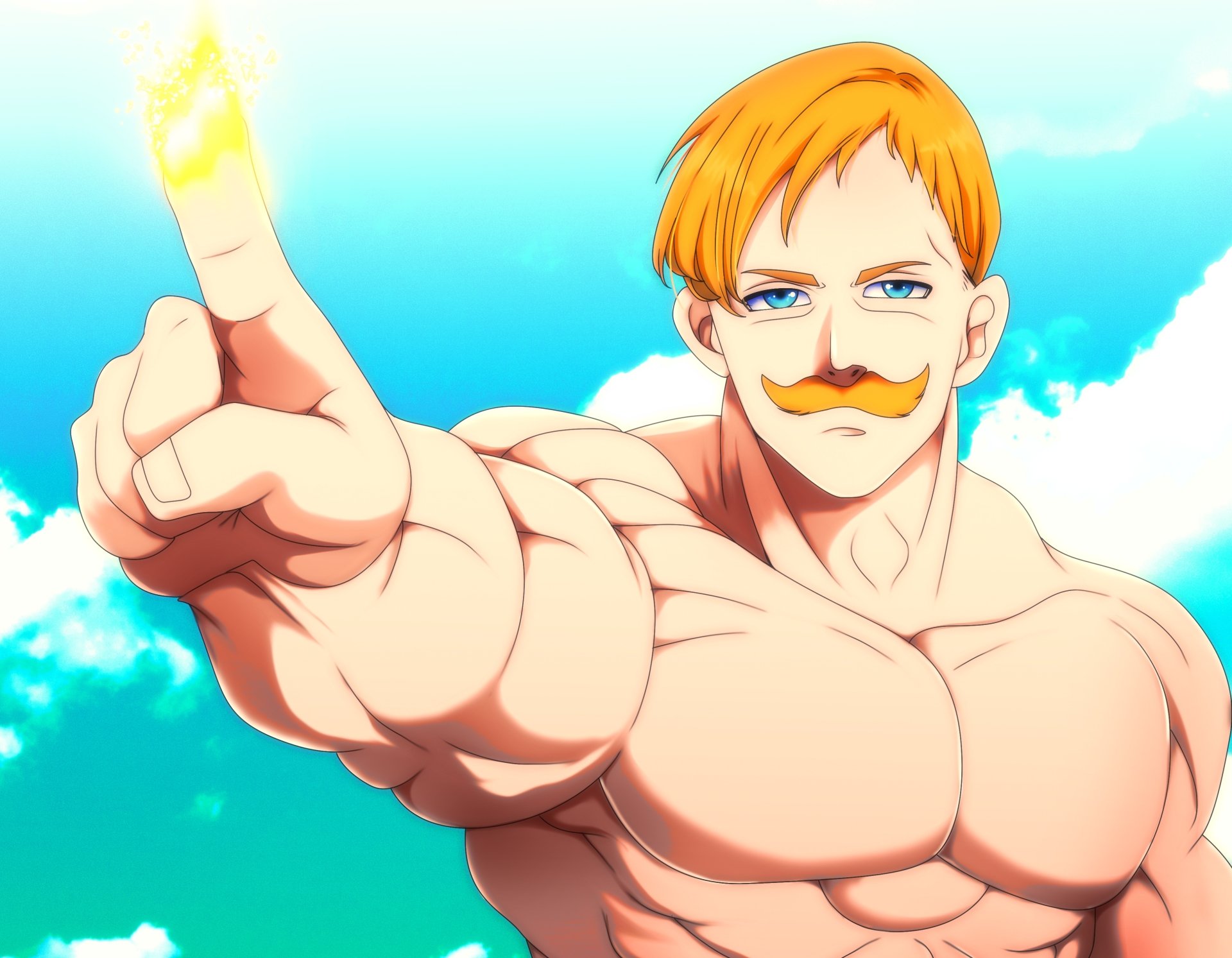 Download Escanor (The Seven Deadly Sins) Anime The Seven Deadly Sins 4k Ultra HD Wallpaper by Yameta Studio